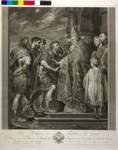 ミラノの聖アンブローズ 作： Peter Paul Rubens