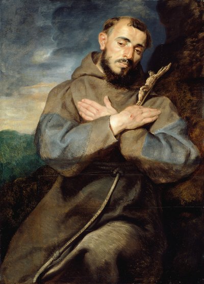 聖フランチェスコ 1615年頃（油彩・パネル） 作： Peter Paul Rubens