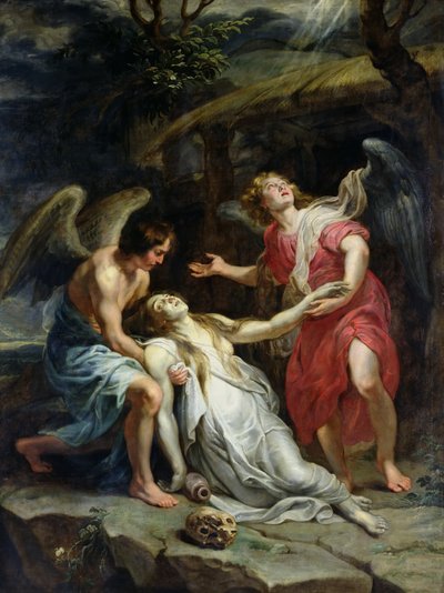 聖マリアマグダレン、エクスタシー、ca 1620-1625。 作： Peter Paul Rubens