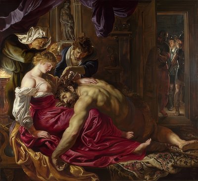 サムソンとデリラ。 1609-10年頃 作： Peter Paul Rubens
