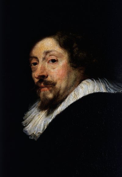 自画像、細部、1638年頃（油彩・キャンバス 作： Peter Paul Rubens