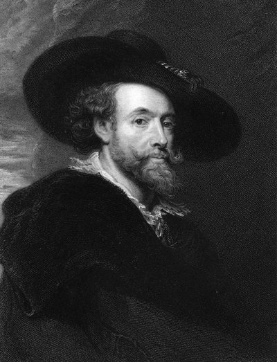 サー・ペーテル・パウル・ルーベンス（エングレーヴィング 作： Peter Paul Rubens