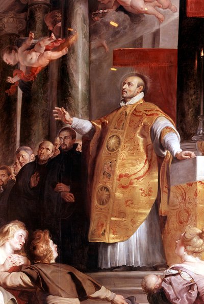 ロヨラの聖イグナチオ、16 世紀のスペインの兵士、イエズス会の創設者、1617 年 - 1618 年 作： Peter Paul Rubens