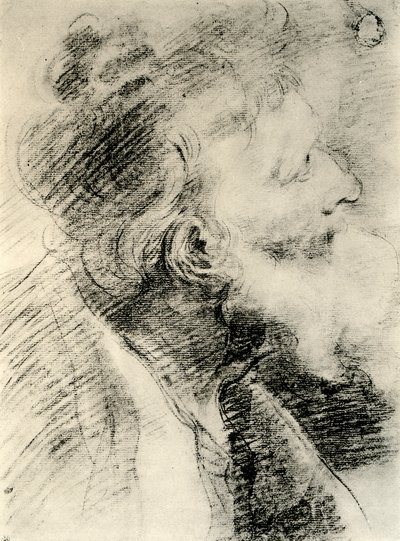 老人の頭のための研究、1913年。 作： Peter Paul Rubens