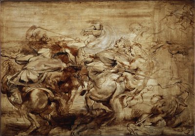 獅子狩りの習作（絵画 作： Peter Paul Rubens