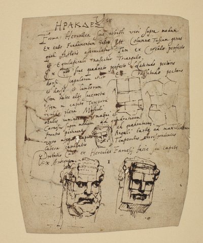 ファルネーゼのヘラクレスの研究 作： Peter Paul Rubens