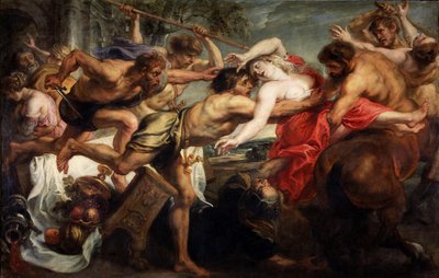 ヒッポダミア、またはラピスとケンタウロスの誘拐、1636-1638 作： Peter Paul Rubens