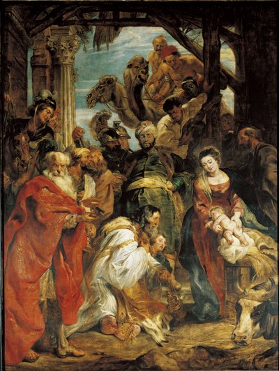 賢者の礼拝、1624 作： Peter Paul Rubens