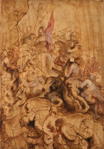 カルバリーへの上昇。 十字架のベアリング 作： Peter Paul Rubens