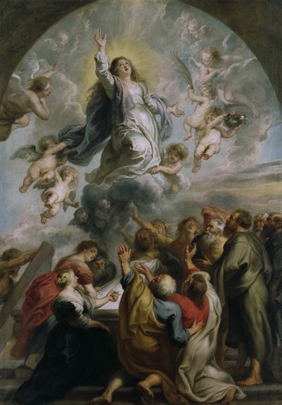 聖母の被昇天 作： Peter Paul Rubens