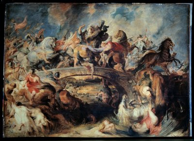 ピーテルパウルルーベンスによるアマゾン絵画の戦い 作： Peter Paul Rubens