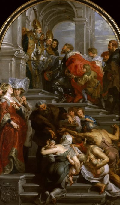 聖バーヴォの改宗、1623-1624。 作： Peter Paul Rubens