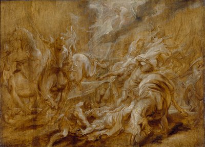 聖パウロの回心、c1616-1620 作： Peter Paul Rubens
