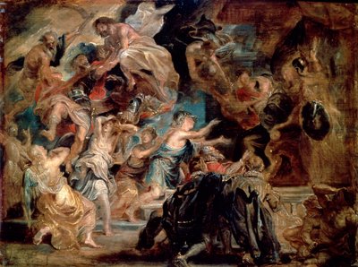ヘンリー4世の死とリージェンシーの宣言、1622年。 作： Peter Paul Rubens