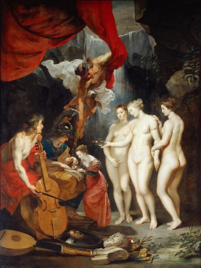 プリンセスの教育。マリーデメディチサイクル 作： Peter Paul Rubens