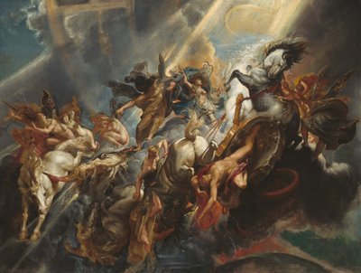 フェートンの陥落、c。 16041605、おそらく作り直された c. 16061608。 作： Peter Paul Rubens