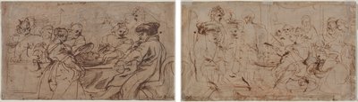 ヘロデの饗宴 (直訳) キュロスの頭を持つトミュリス (裏) 作： Peter Paul Rubens