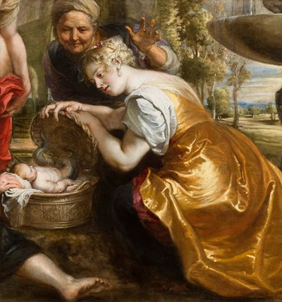 エリクトニウスの発見、1632-33 作： Peter Paul Rubens