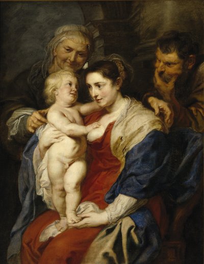 聖アンナの聖家族、1626-1630 作： Peter Paul Rubens