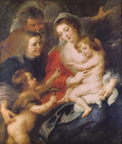 聖エリザベスと洗礼者聖ヨハネとの聖家族、1634年頃 作： Peter Paul Rubens