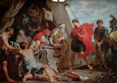 犠牲者の解釈 作： Peter Paul Rubens