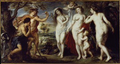 パリの審判」（油彩・キャンバス 作： Peter Paul Rubens