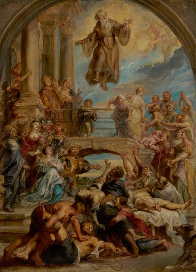 パオラの聖フランチェスコの奇跡 作： Peter Paul Rubens