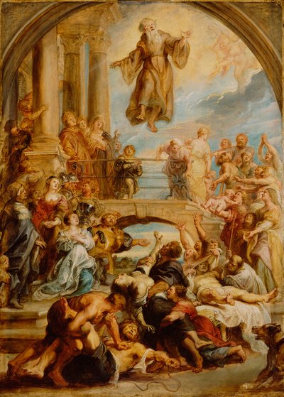 パオラの聖フランシスの奇跡、c.1627-8 作： Peter Paul Rubens