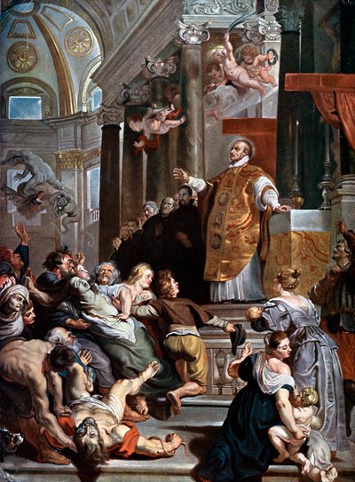 聖イグナチオロヨラの奇跡、c1617-1618 作： Peter Paul Rubens
