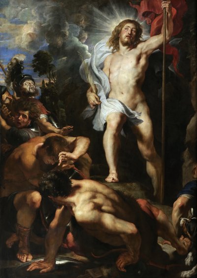 キリストの復活中央委員会、1611-1612。 作： Peter Paul Rubens