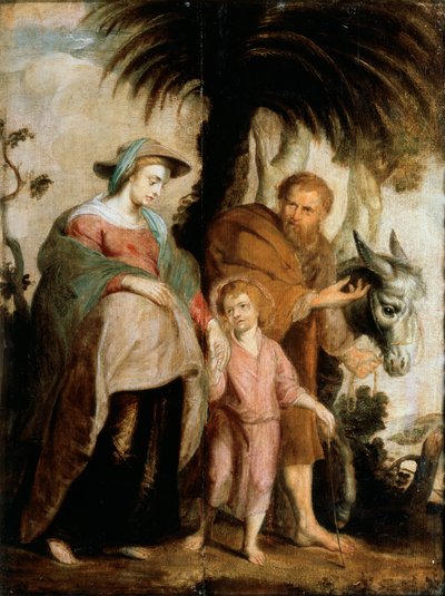 エジプトからの帰還、1614年。 作： Peter Paul Rubens
