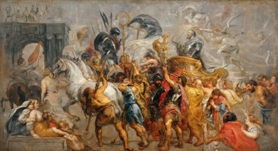 1627年から1630年の間に、ヘンリー4世がパリに勝利したときの勝利。 作： Peter Paul Rubens