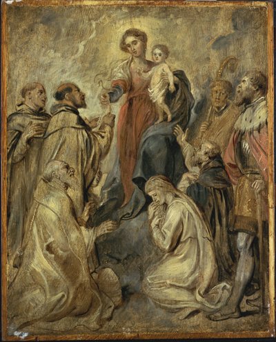 ロザリオの聖母子 作： Peter Paul Rubens
