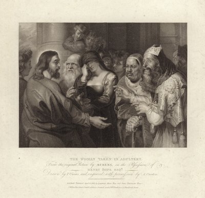 姦淫の女 作： Peter Paul Rubens