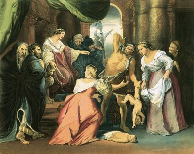 ソロモンの裁き 作： Peter Paul Rubens