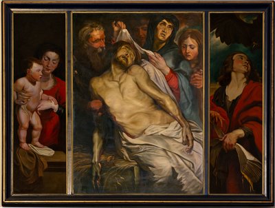 死んだキリストの嘆き 作： Peter Paul Rubens