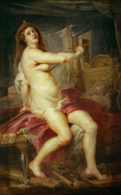 ディドが死ぬ 作： Peter Paul Rubens