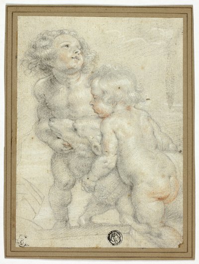 子羊のプッティ 作： Peter Paul Rubens