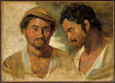 男性の2つの研究、頭と肩 作： Peter Paul Rubens