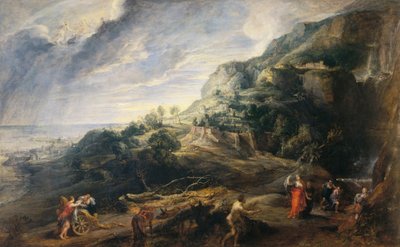 フェイシア人の島でのユリシーズ 作： Peter Paul Rubens
