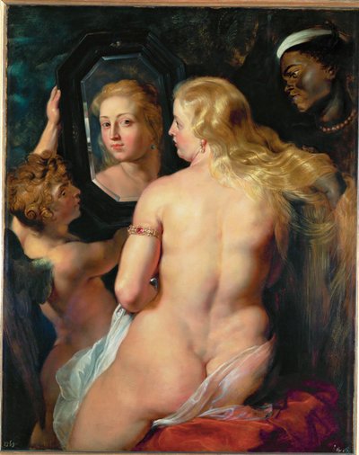 鏡の前のヴィーナス 作： Peter Paul Rubens