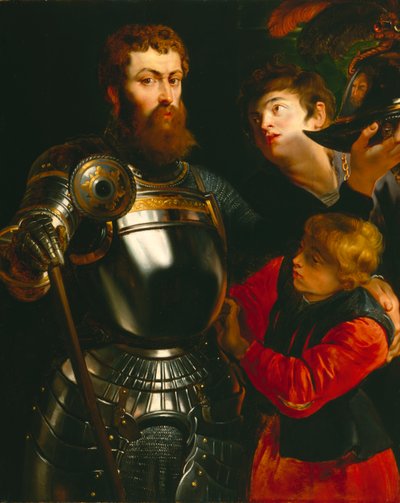 戦士（油彩・キャンバス 作： Peter Paul Rubens