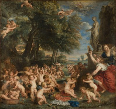 ヴィーナスへの奉仕、1635年頃（帆布に油彩） 作： Peter Paul Rubens