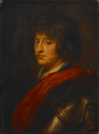 鎧の若い男 作： Peter Paul Rubens