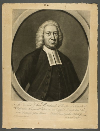 ジョン・ムーアヘッド牧師 作： Peter Pelham