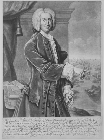 ウィリアム・シャーリー、マサチューセッツ州知事、1747., 1747. 作： Peter Pelham
