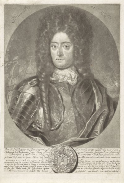 将軍フランソワ・ルフォールの肖像 1656-1699, 1698. 作： Peter Schenk