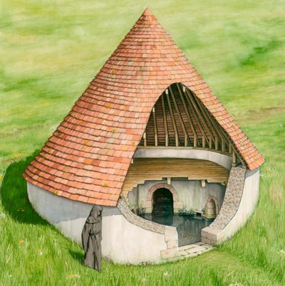 コンジットハウス、セントオーガスティン修道院、カンタベリー、ケント 作： Peter Urmston