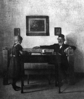 おじいちゃんの家で 作： Peter Vilhelm Ilsted