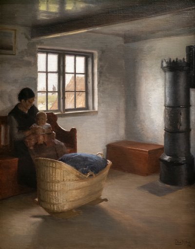 母と子 作： Peter Vilhelm Ilsted